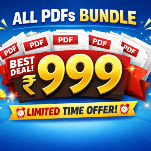 All PDF's @ 999 only | Limited Time OFFER